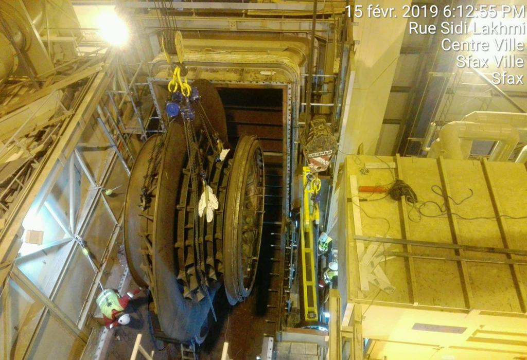 Changing the diffuser of a gas turbine